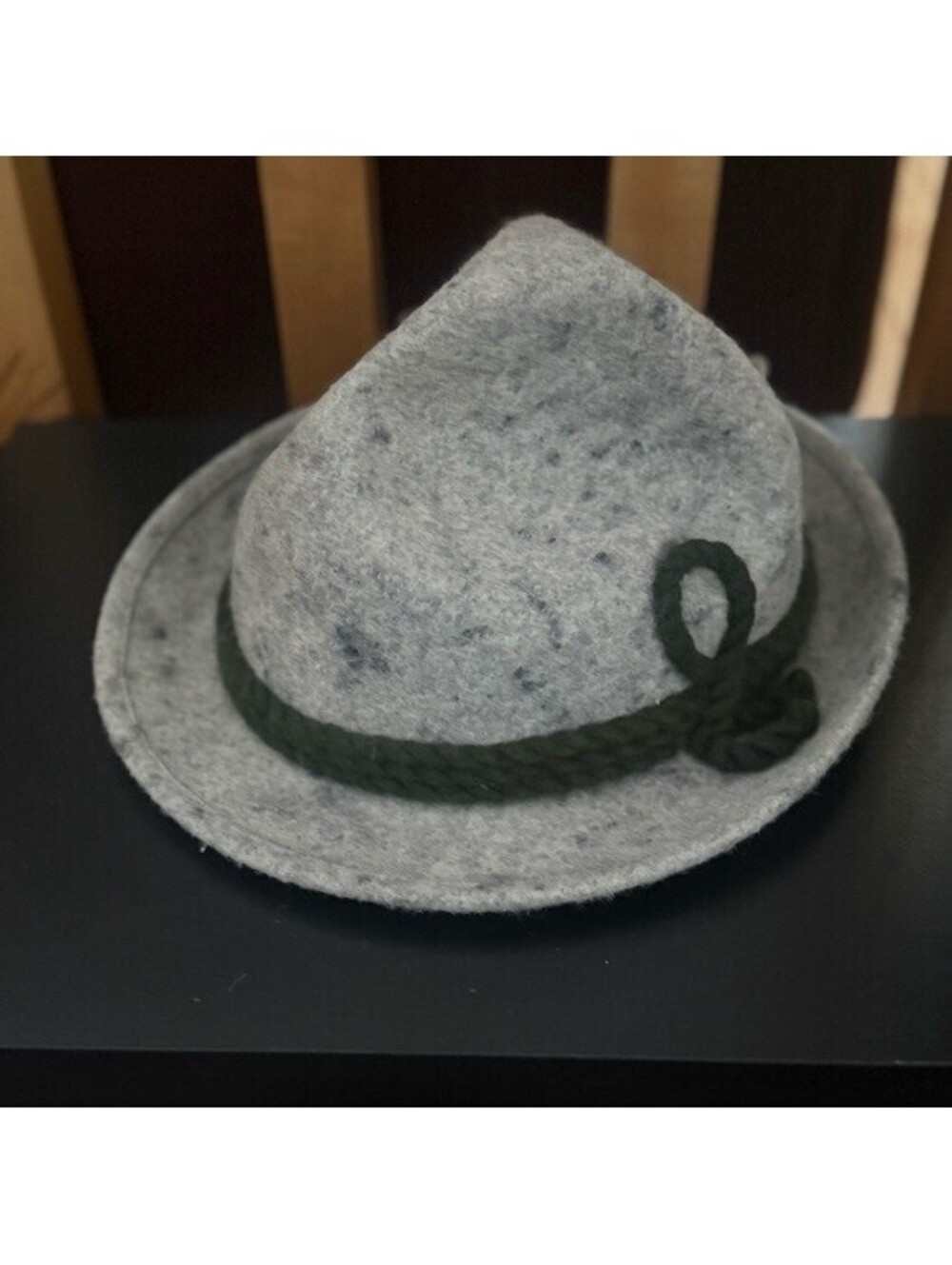 NWOT Oktoberfest Bavarian German Hat with Dark Green Rope Band Size 56 (small)